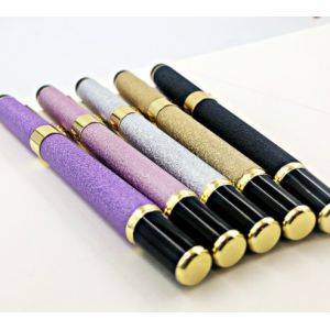 China Newly Business Pen with Customized Logo Metal Bead Pen Signature Gift Pen Black Set Pen with Gift Box on sale