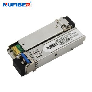 Hot Pluggable 1310nm 20KM 1.25G SFP Module With Duplex LC Connector