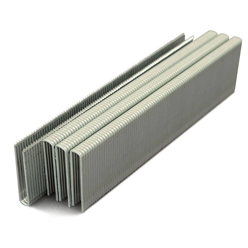 18 Gauge Galvanized Upholstery Industrial Staples L Series 1 Inch For Cabinet