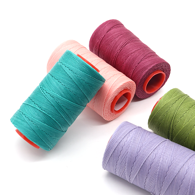 210D/3 Yarn Count Sewing Stitching Waxed Thread Cord Leather with OEM ODM Accpet