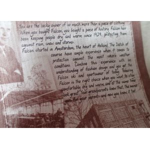 Colourful Custom Printed Fabric Labels , Friendly Ink Heritage Patches