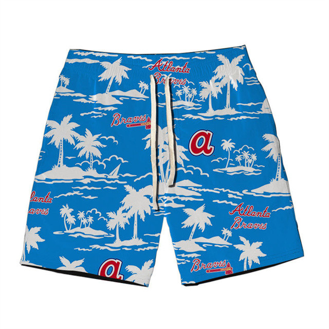Summer Beach Trousers Customize Logo Men's Casual Shorts Summer Double Layer Shorts Camouflage Slim Swimming Trunks Beach Pants