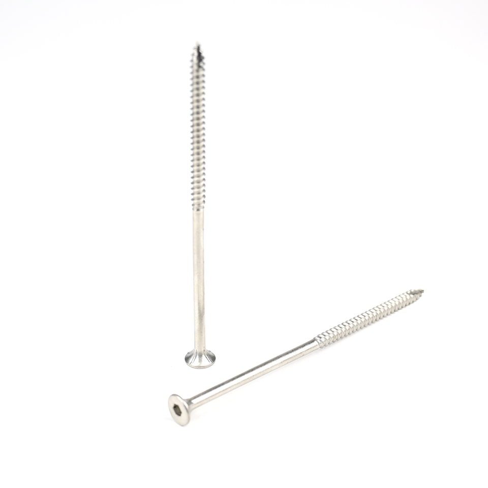 Stainless Steel 316 Type 17 Point Deck Allen Wood Screw for Building and Construction