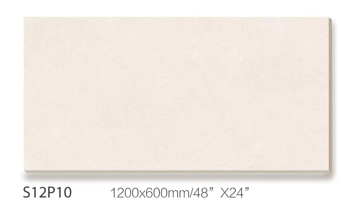 Beige 1200x600mm Soft Glazed Porcelain Tile And Decorative Interior Floor Tiles For Dining Room And Living Room