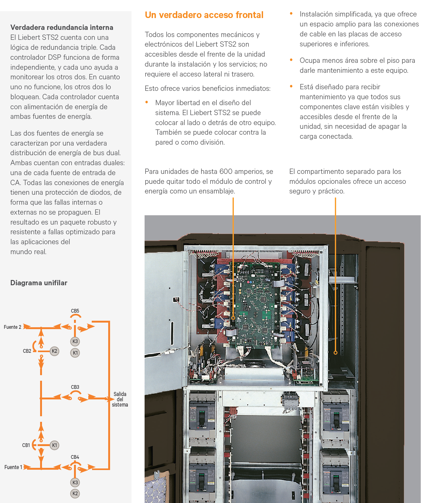 VERTIV Liebert STS CE Certificate 3PSTS 63A 100A 200A 300A 400A 630A Modular STS For Data Center