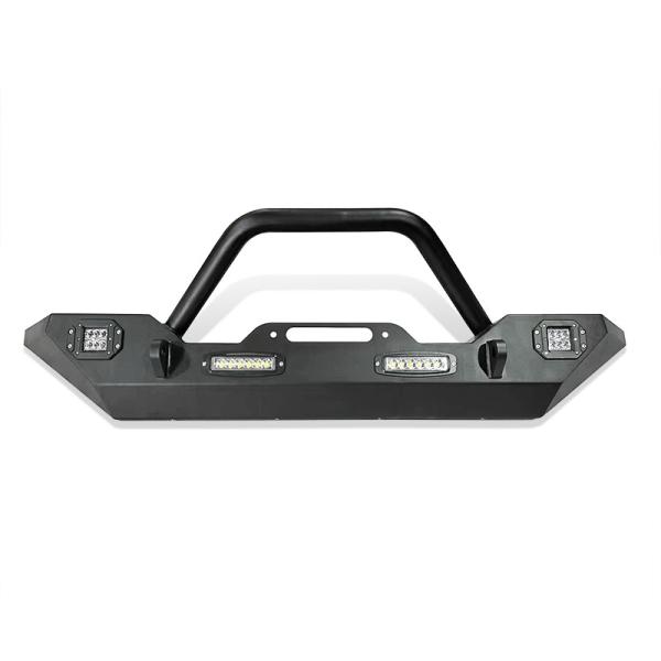 LED Truck Bull Bar Black Powder Coat Finish 12V Steel Mounting with Integrated