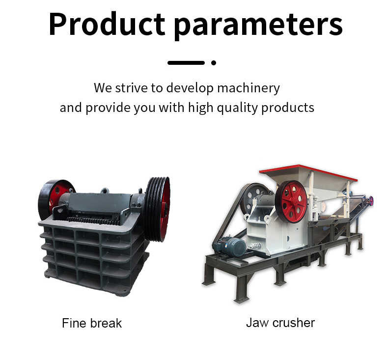 Stone Cobblestone Jaw Crusher Machine Concrete Cement Brick Jaw Crusher