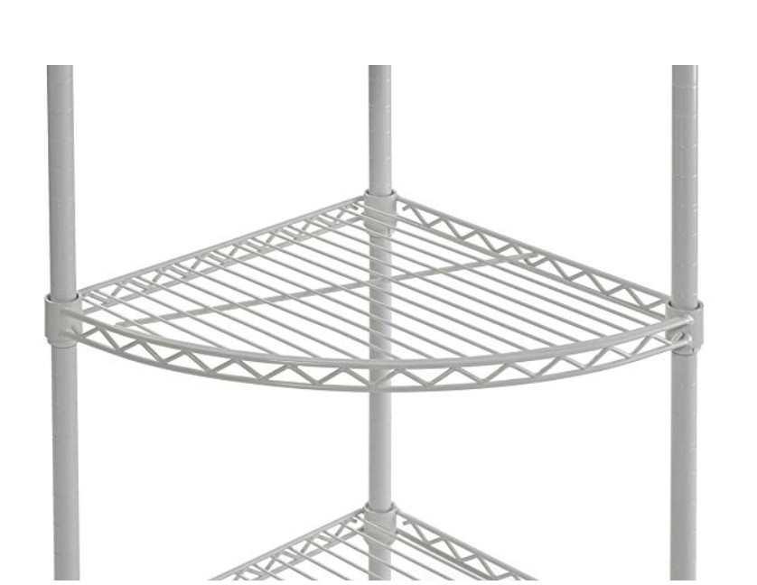 Living Room Metal Wire Racks For Storage / 5 Shelf Wire Shelving Unit