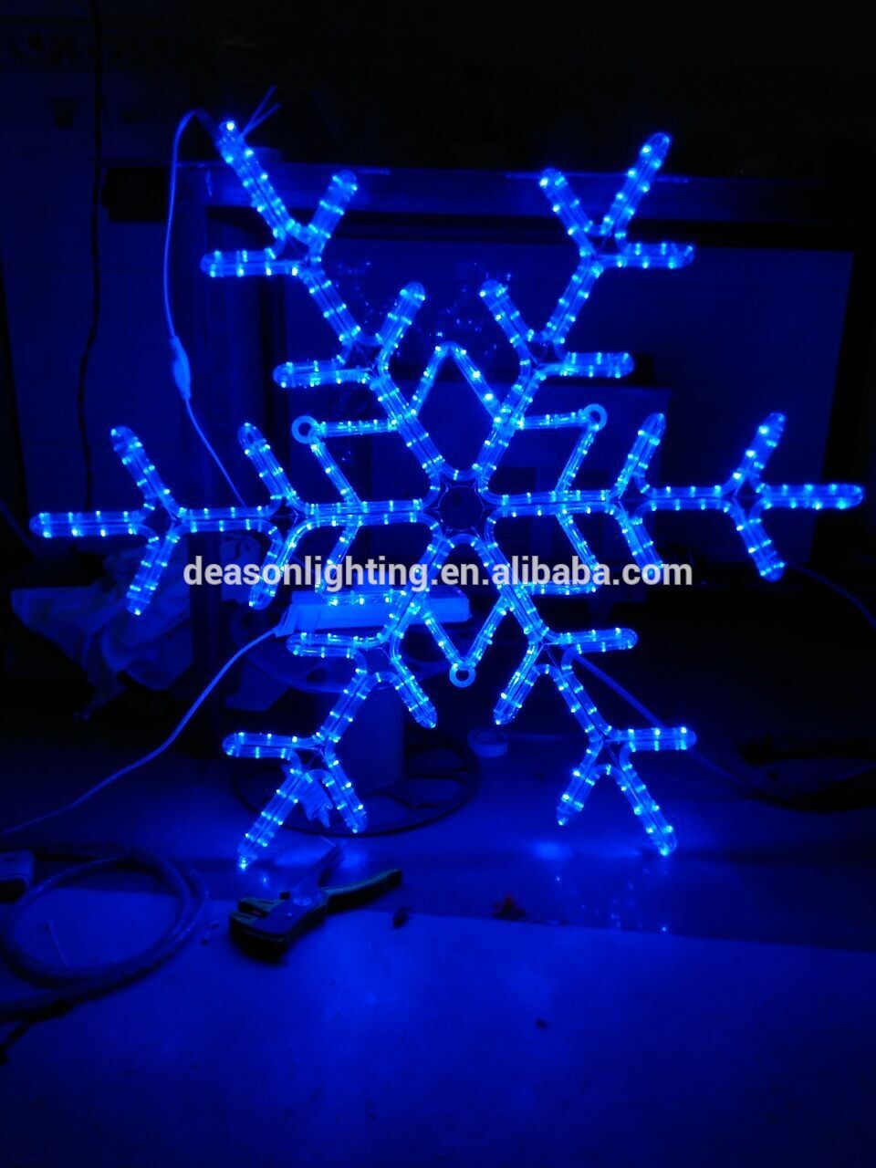 Christmas sales led motif light snowflakes led outdoor christmas lights