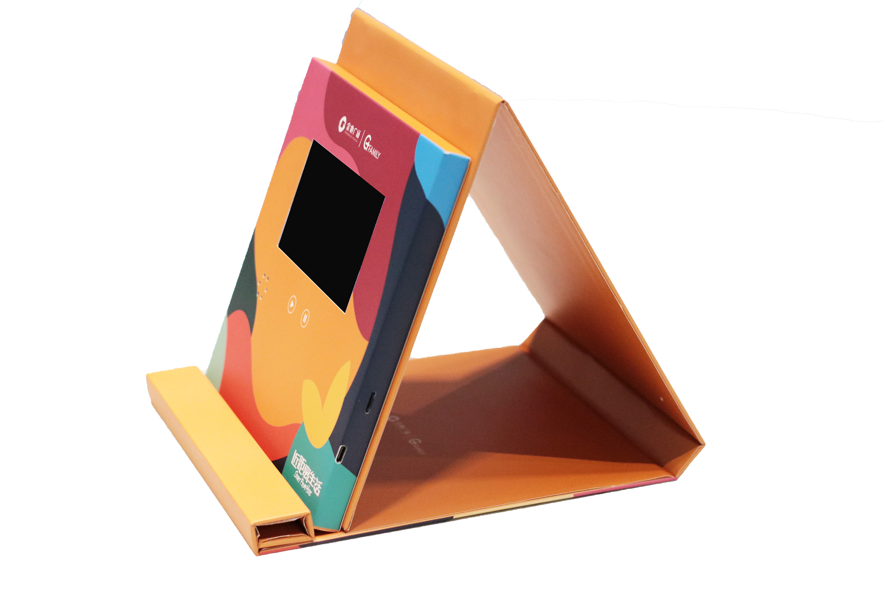 Advertising Display 7-Inch Video Brochure Book LCD Booklet Desk Calendar