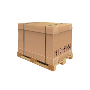 Custom Pallet Paper IBC Container For Solid Remote Storage Transporting