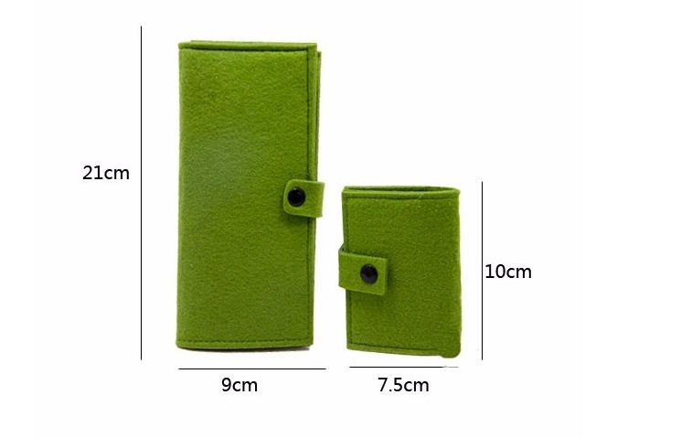high quality reasonable price promotional felt purse factory with various color