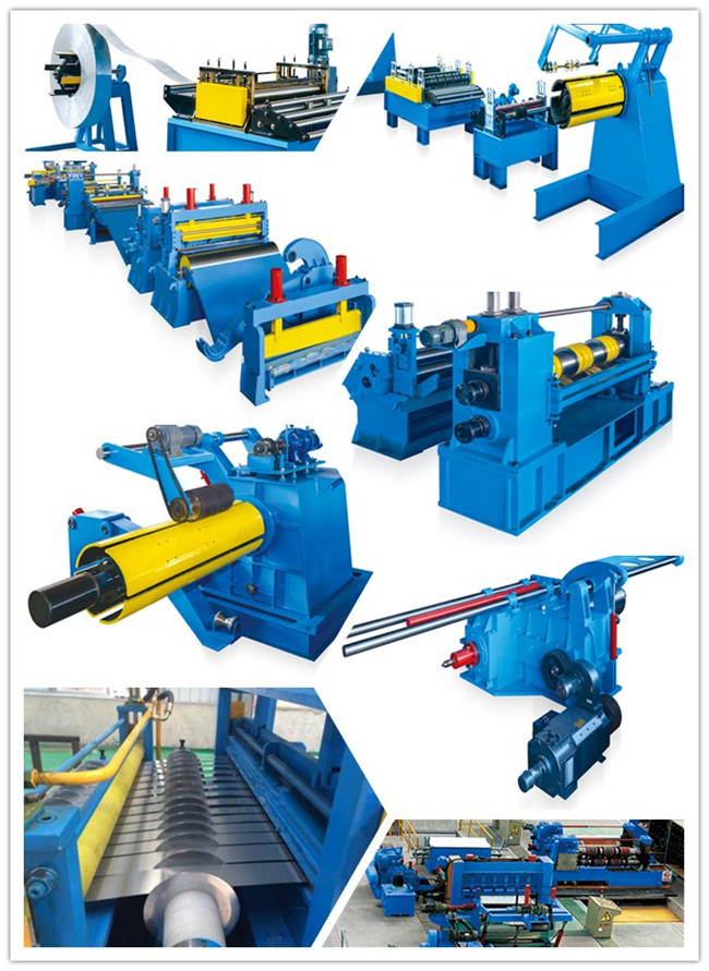 PLC Control PPGI Minimum Tolerance Sheet Metal Slitter Rewinder Machine