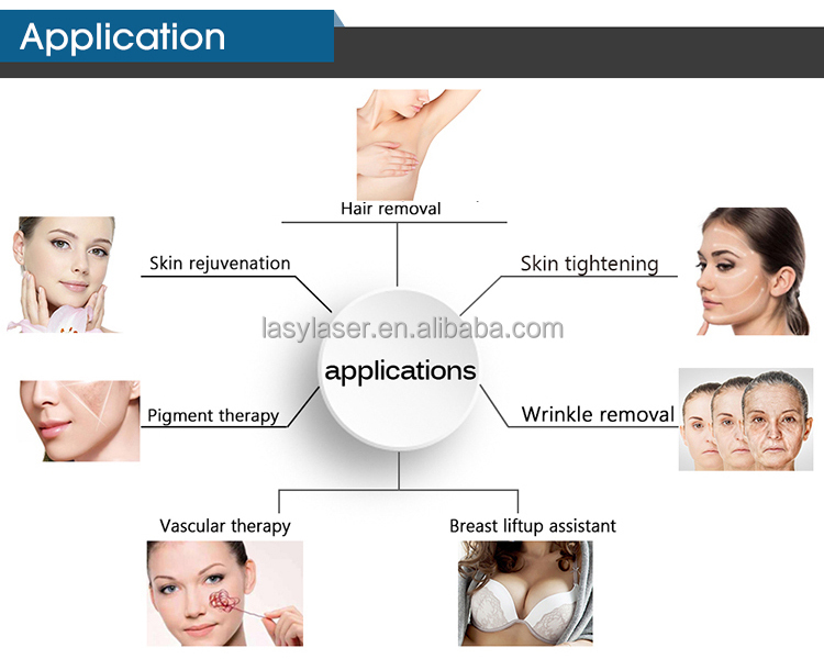 IPL SHR Lightsheer Diode Laser Hair Removal 50HZ Triple Wave