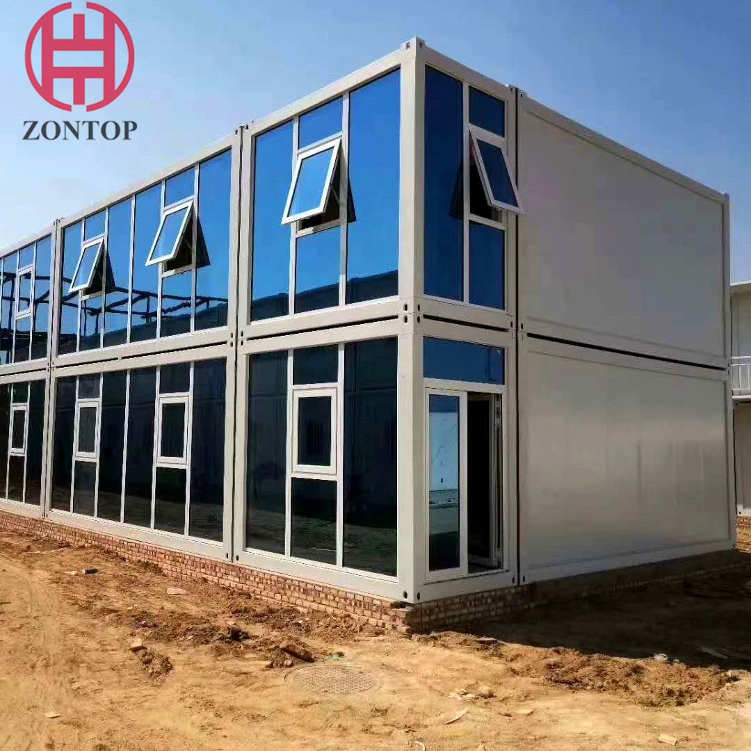Zontop Luxury Ready Smart Prefabricated House Office 20ft Container Prefabricated Homes