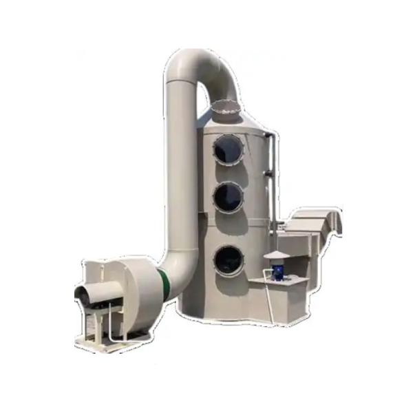 Highly 400 kg Wet Scrubber Column Gas Cleaning Spray Tower with 80% Purify