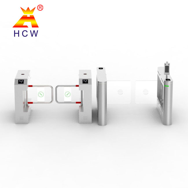 Quick Swing Turnstile Gate Sliding Mechanism Supermarket Entrance Turnstile