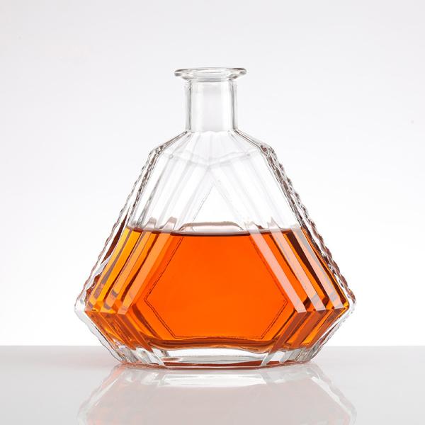 500ml Style Super Flint Glass Bottle for Liquor Whisky Spirits Vodka Gin Rum