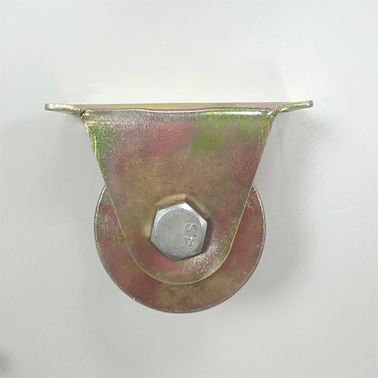 u groove caster steel