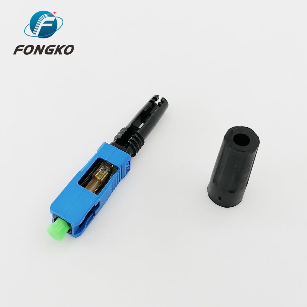 UPC Optical Fast Connector SC Fiber Termination FKSU027 for FTTH Drop Cable