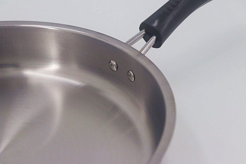3pcs fry pan set & frying pan non-stick&20cm to 28cm & fry pan stainless steel wtih red color