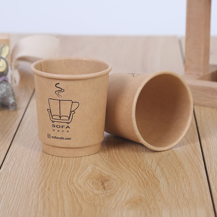3oz 9oz Leakproof Printed Recyclable Paper Cups 14gsm-20gsm PE Coating
