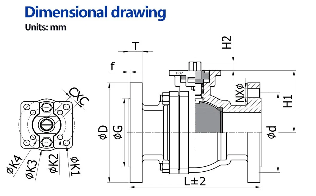 Butterfly Structure Mechanical Ball Valve Drain Valve with Excellent and Structure
