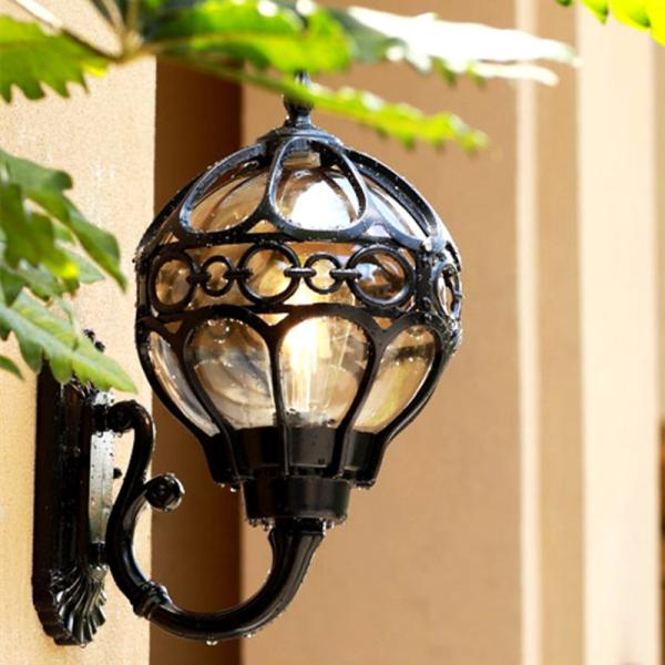 Outdoor waterproof wall lamp retro outdoor indoor villa garden garden lamp(WH-HR