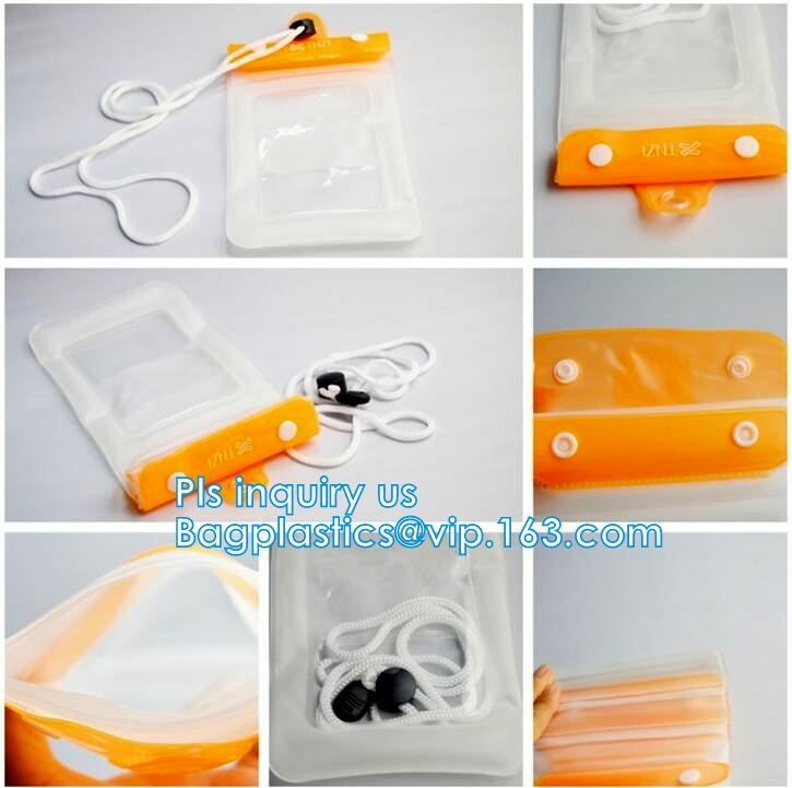 Zipper Pouch Plastic Cosmetic Bag Pouch Vinyl Slider Zipper Bag, Zipper slider clear shopping plastic packaging bags