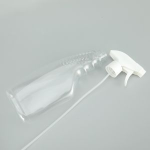 Dispensing PET Pump Bottle with Recyclable Material and Screen Printing Surface