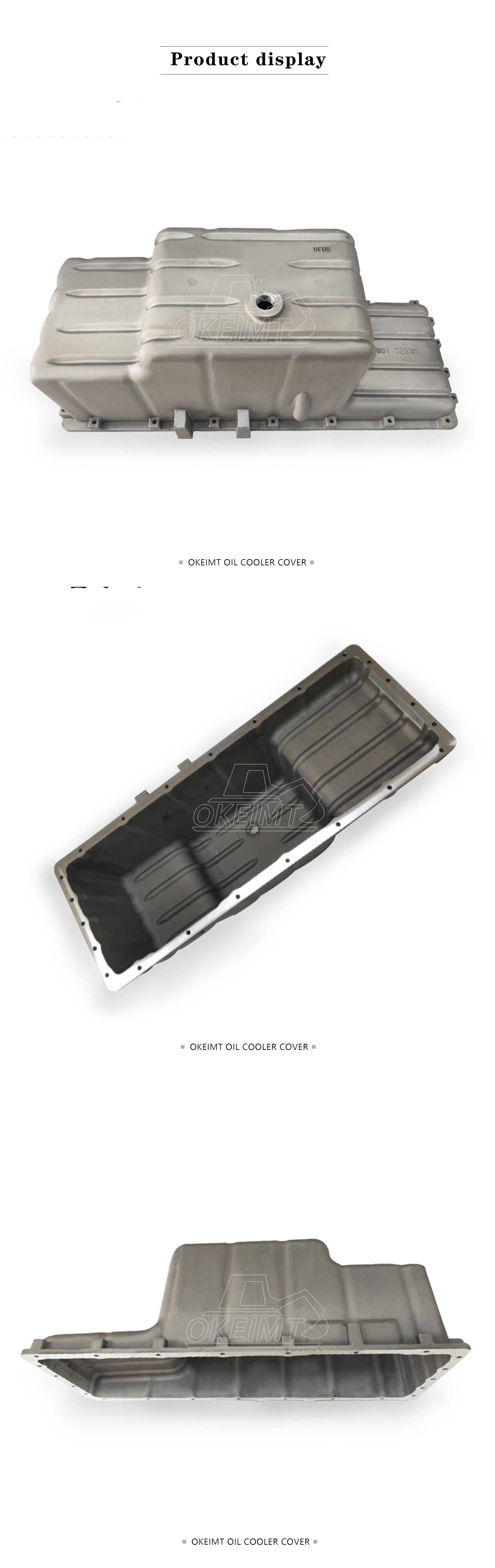Excavator Engine Parts DE08-Xl Oil Pan For Construction Machinery Daewoo