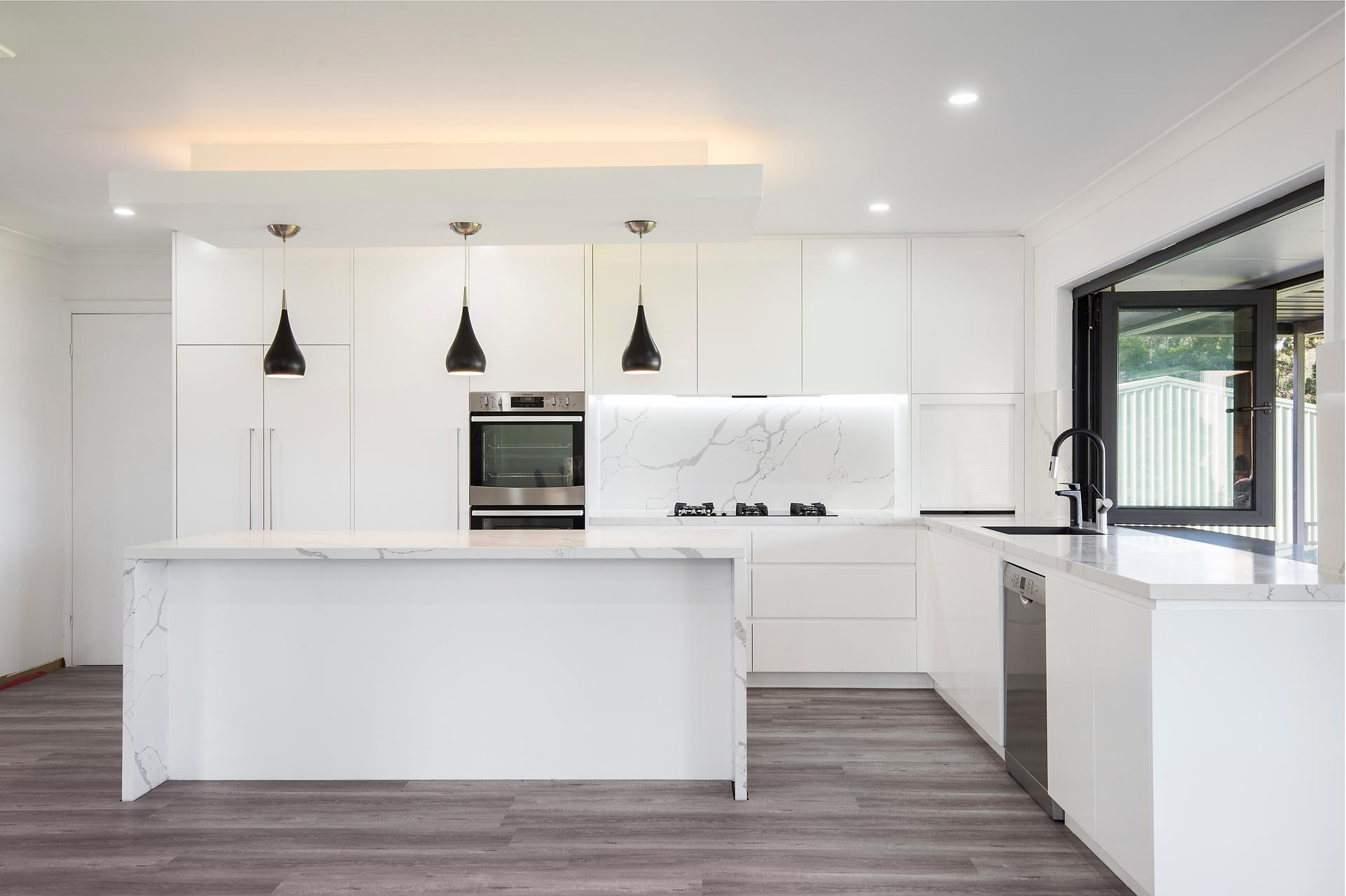 Modern Style Full Durable Matt Simple Kitchen Cabinet Designs Lacquer Door Treatment