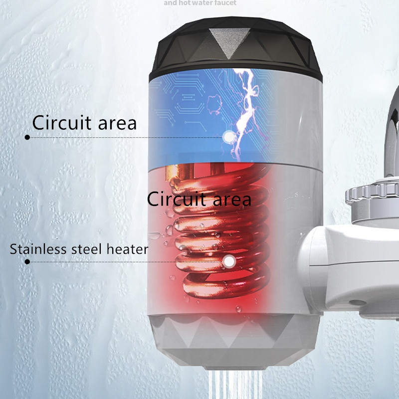 ABS Instant Hot Sink Faucet 220V Instant Water Heater Tap For Kitchen IPX4