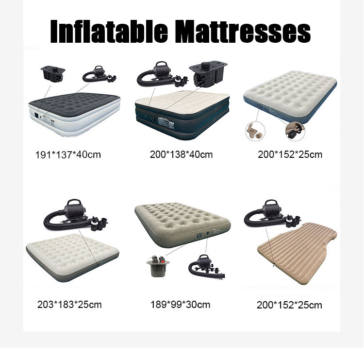 Customized Inflatable Air Mattresses PVC Material Double Air Mattress