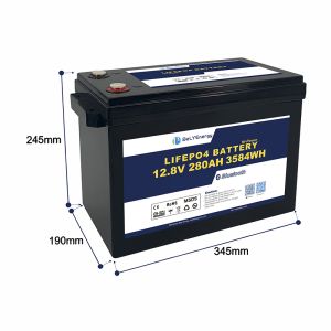 200A Maximum Continuous Discharge Current Rechargeable LiFePo4 Battery for and