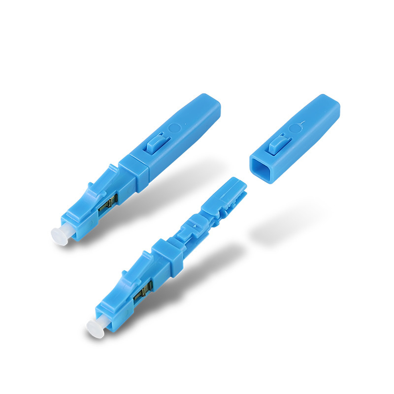 LC/UPC Embedded Type Fiber Optic Pigtail FTTH Fast Connectors Singlemode 55dB RL
