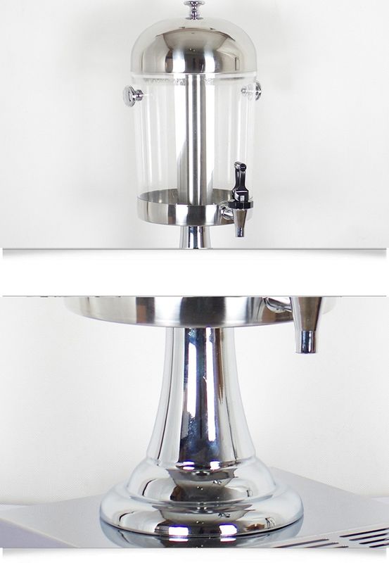 8 Liters Single Juice Dispenser Stainless Steel Cookwares For Cafeteria