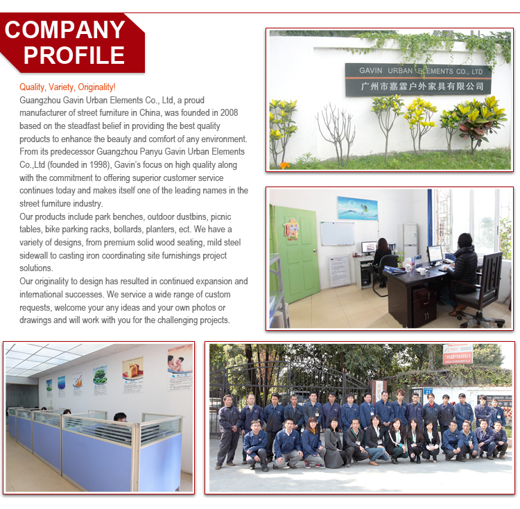 Glossy Matte Finish Outdoor Recycled Plastic Benches With Powder Coated Steel Frame