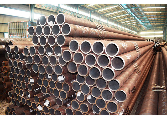 Black Bright Seamless Carbon Steel Tube / Hot Rolled Round Steel Tubing