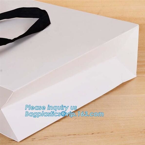 Luxury strong twisted handle black leatherette paper carrier bag,Fashion Custom Printing Luxury Gift Shopping Carrier Pa