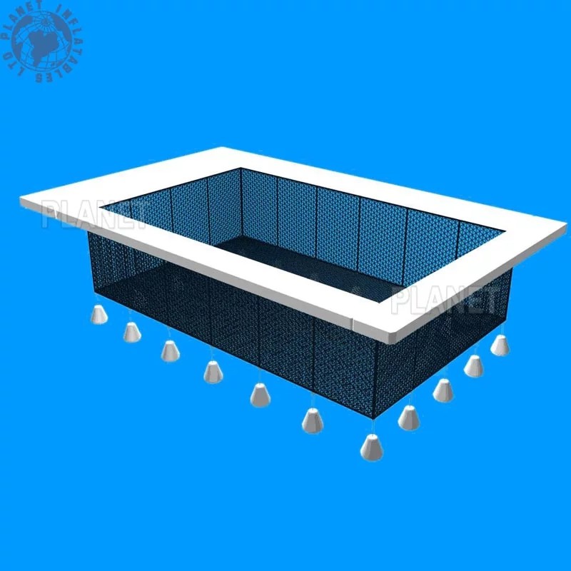 Double Wall Fabric Sea 0.9mm PVC Inflatable Yacht Pool