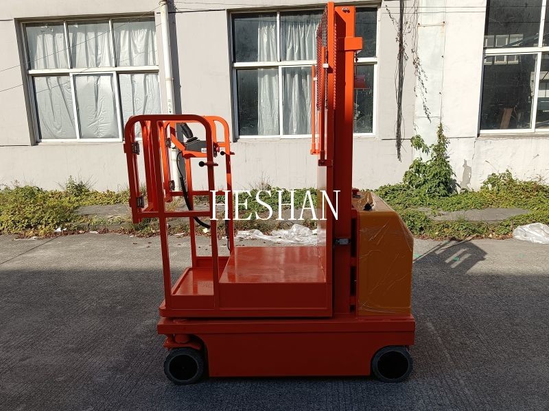 4.5m High Level Electric Order Picker Equipment ISO SGS For Logistic Shipment