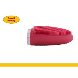China Portable waterproof Silicone face brush Electric Facial Cleansing Brush For Face Clean on sale