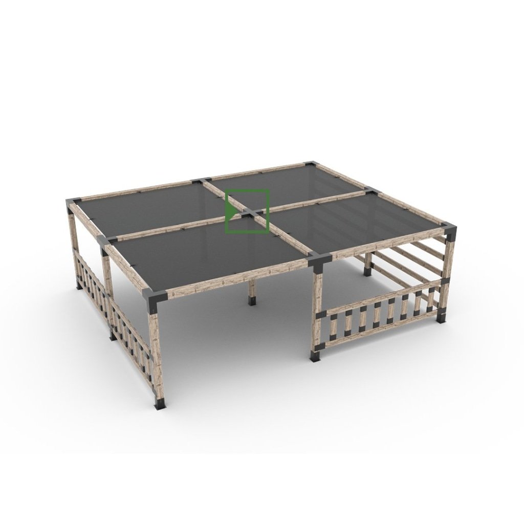 Supporting Pergola Post Pole Base Galvanized Column 4x4 Wood Fence Post Anchor Base