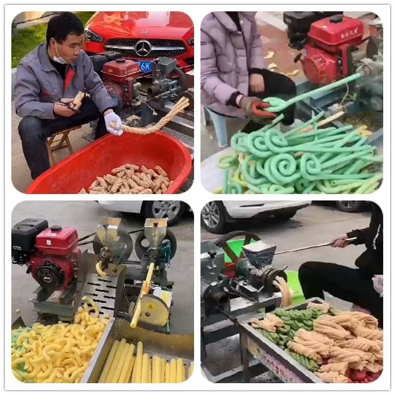 Multifunctional Commercial Maize Puffed Food Machine 30hp / 22hp