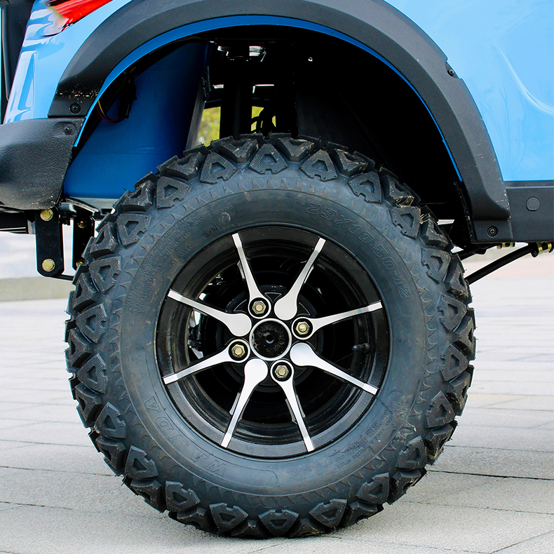 Utility Trucks With 2 Passenger And 48V 5KW AC Motor Journey Golf Cart Standing Postion of Tail Caddie Maximum Speed ≤30Km/h
