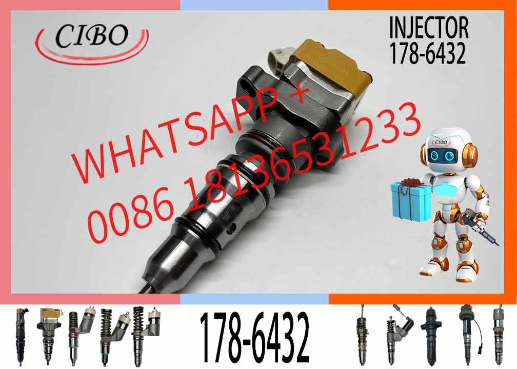 Diesel Engine Fuel Injector Excavator Accessories Diesel Motor Parts 178-0199 1780199 for 3126B 3126E 322C 322C