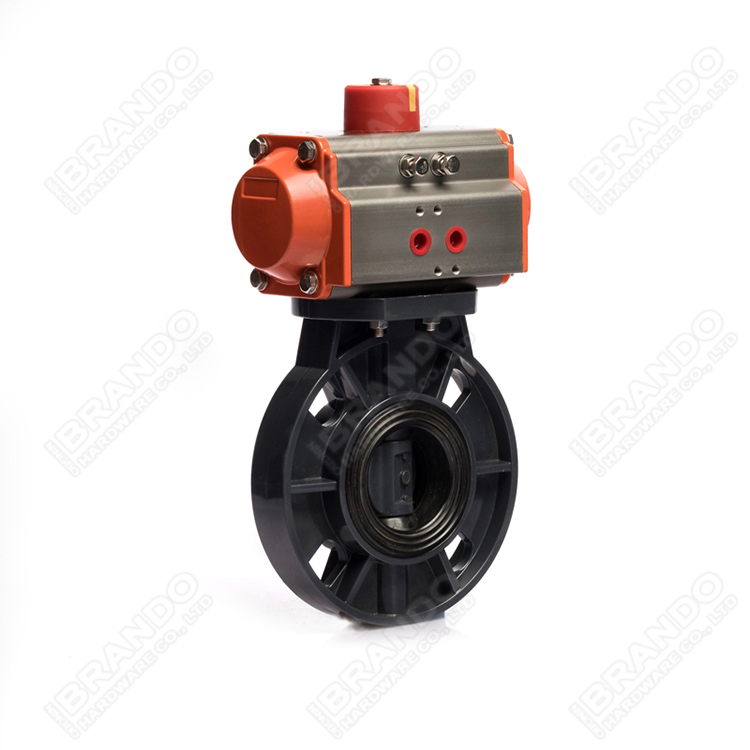 4'' Pneumatic Actuated Flange Ball Valve Stainless Steel 304