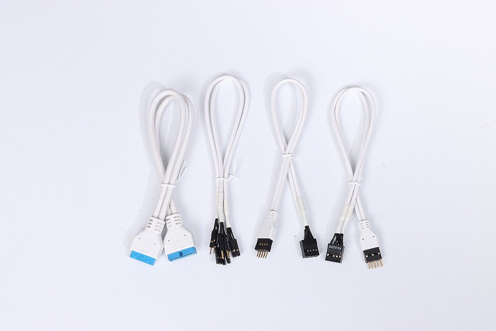 Sleeved Front Panel Kit USB 3.0 Header Extension Cable For Audio