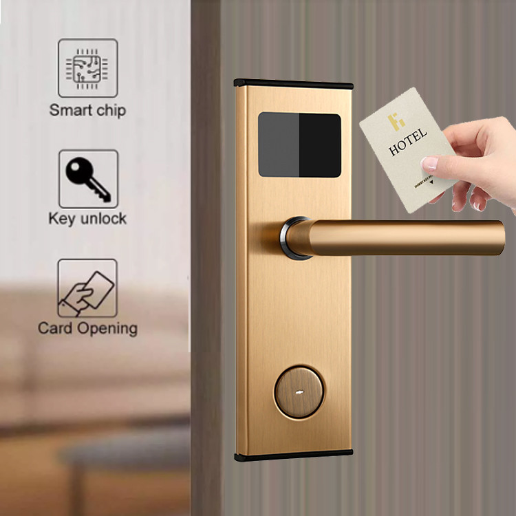 Contactless 125kHz Electronic Keyless Door Locks Rfid Locks For Hotels